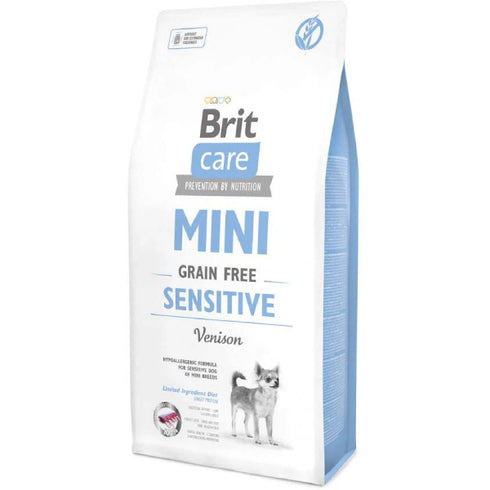 Hrana uscata pentru caini Brit Care Mini Grain Free Sensitive Vanat 400g